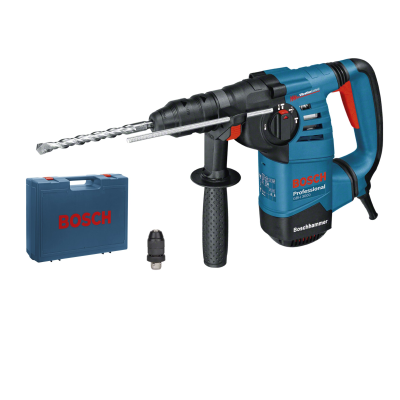 Martelo demolidor BOSCH Professional com caixa azul e mandril adicional