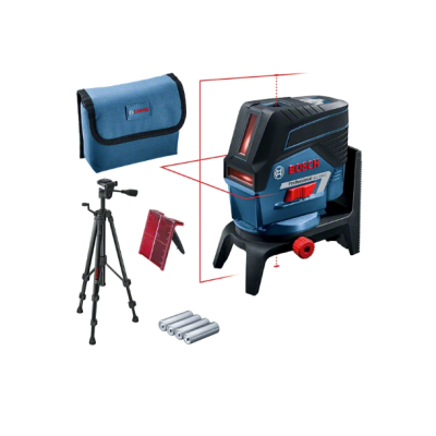 Conjunto de nível a laser Bosch com tripé e acessório