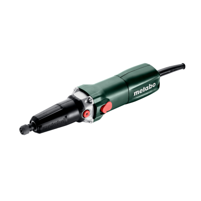 Ferramenta elétrica Metabo verde e preta com botões vermelhos