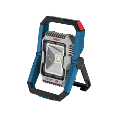 Lanterna de trabalho BOSCH Professional portátil azul e cinzenta com LED