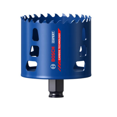 Broca de serra circular azul Bosch Expert com dentes recortados