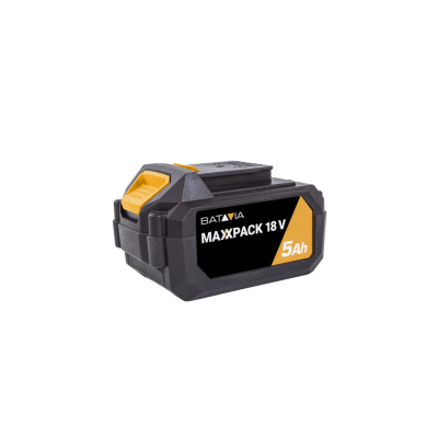 Bateria recarregável preta e amarela BATAVIA MAXXPACK 18 V 5Ah