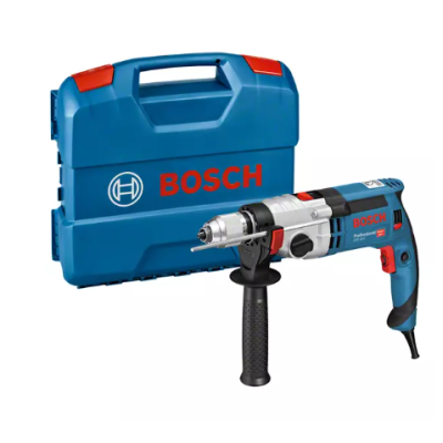 Furadeira elétrica azul com mala Bosch azul