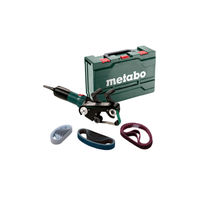 ferramenta eléctrica Metabo com estojo e correias coloridas