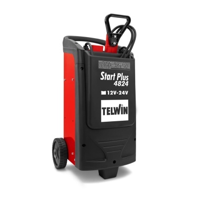 Carregador de bateria Telwin Start Plus 4824 vermelho e preto com rodas