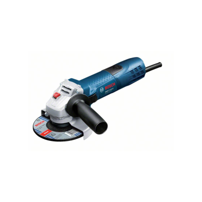 Esmeriladora angular Bosch azul e preto com disco de corte