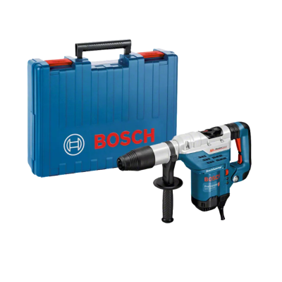 Martelo perfurador Bosch Professional azul e caixa de transporte