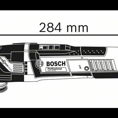 ferramenta elétrica Bosch Professional cinza e preta