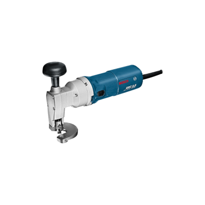 Máquina de corte Bosch azul e cinza com pega preta