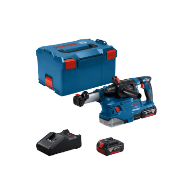 Conjunto de ferramenta elétrica Bosch com caixa rígida azul