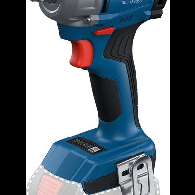 Chave de impacto sem fio BOSCH azul, preta e vermelha