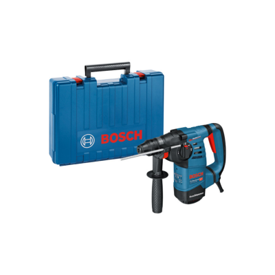 Conjunto Bosch com mala azul e furadeira/perfuradora elétrica azul e preta