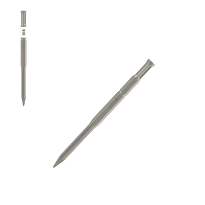 Pontas de metal prateado para martelo demolhador