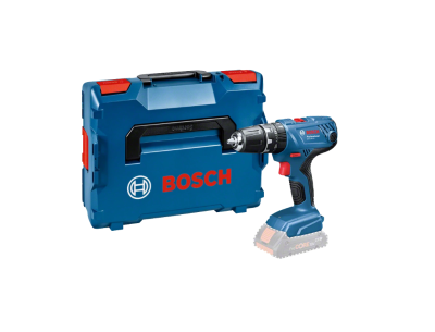 Furadeira/parafusadora elétrica azul com mala de transporte azul da marca BOSCH