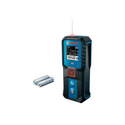 Medidor a laser Bosch com ecrã digital e pilhas AA