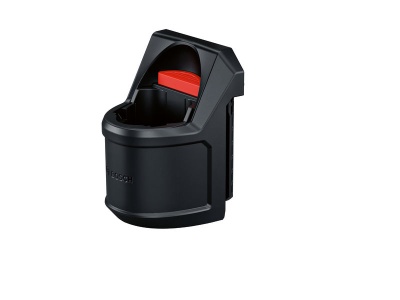 Recipiente plástico preto com tampa vermelha