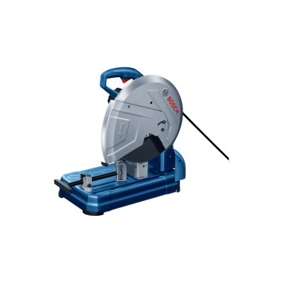 Serra de corte Bosch azul e cinzenta com disco abrasivo e cabo eléctrico