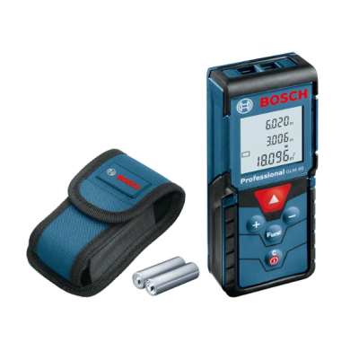 Medidor laser Bosch Professional GLM 40 com estojo e pilhas