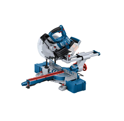 Serra de corte deslizante Bosch azul e cinza com lâmina circular