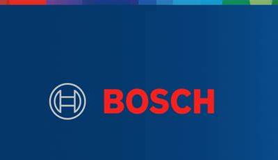 Logótipo BOSCH em fundo azul