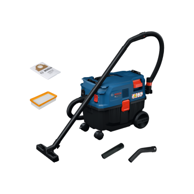 Aspirador Bosch PRO GAS 35 L SFC azul escuro e preto com acessórios