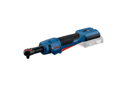 Chave de impacto elétrica Bosch azul e preta com bateria