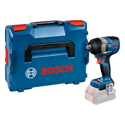 Parafusadeira de impacto Bosch azul com caixa de transporte azul