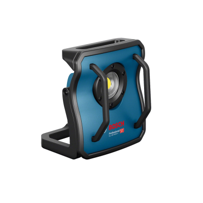 Luz de trabalho Bosch Professional azul com suporte preto