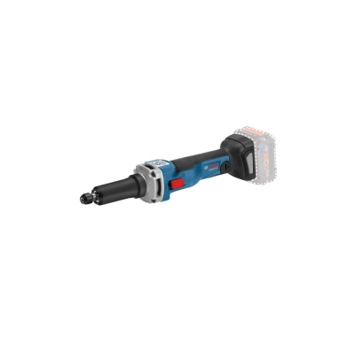 Aparelho retificador Bosch azul e preto, texto Bosch GGS 18V-8 C