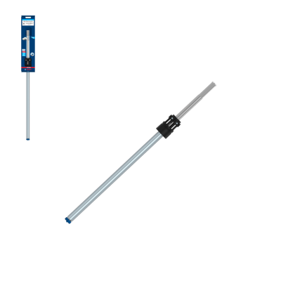 Extensão alumínio para cabo de esfregona com suporte plástico preto