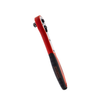 Chave de catraca manual vermelha com punho preto