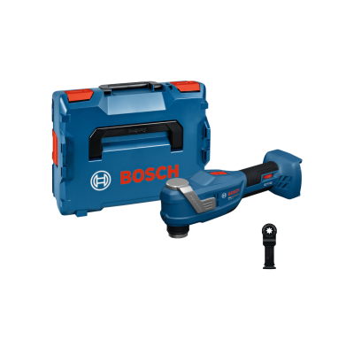 Conjunto de ferramenta elétrica azul Bosch com mala azul