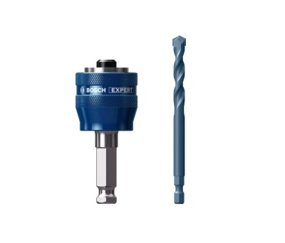 Mandril azul Bosch Expert com broca azul longa