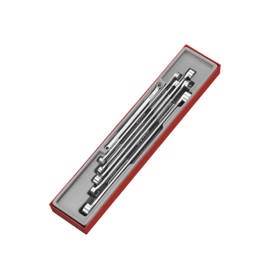 Conjunto de chaves de boca em caixa vermelha