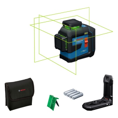 Conjunto de níveis laser Bosch Professional com acessórios