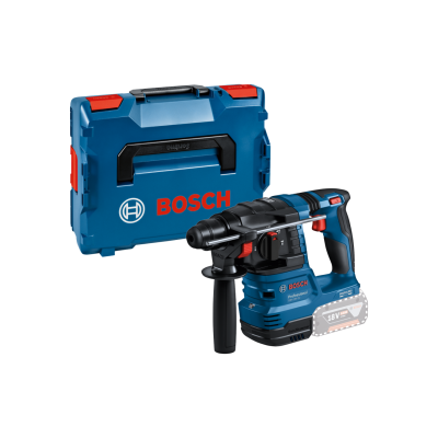 Berbequim Bosch profissional azul com caixa de ferramentas azul