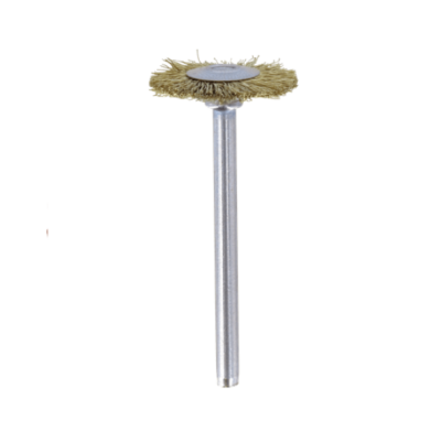 Escova circular metálica para ferramentas rotativas