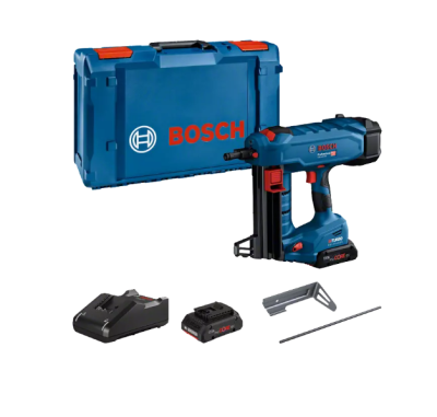 Conjunto de ferramenta Bosch com máquina, acessórios e estojo azul