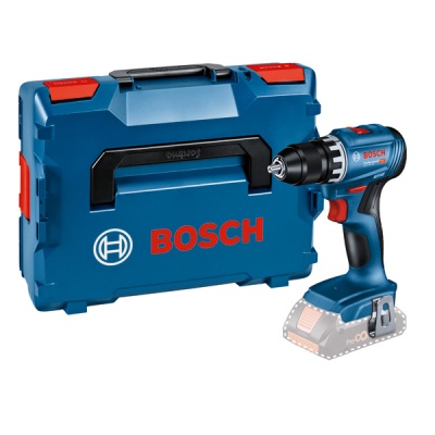 Parafusadeira Bosch azul com mala de transporte azul e detalhes em vermelho