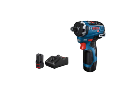 Chave de impacto elétrica Bosch azul com bateria e carregador