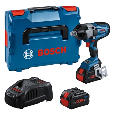 Conjunto de ferramenta Bosch com chave de impacto, estojo, carregador e bateria ProCORE 18V