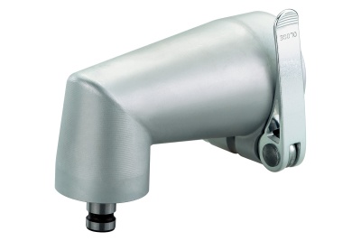 Braço articulado metálico prateado com alavanca 360°