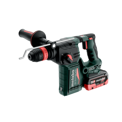 Martelo perfurador a bateria Metabo KHA 18 LTX BL 4.0 Ah verde, vermelho e preto
