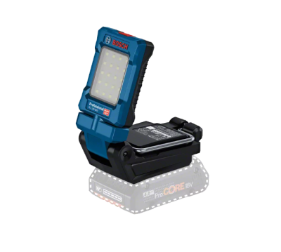 Lanterna LED recarregável Bosch azul e preta