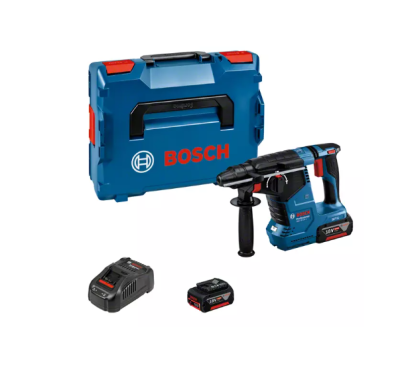 Conjunto ferramenta Bosch com berbequim, mala, bateria e carregador