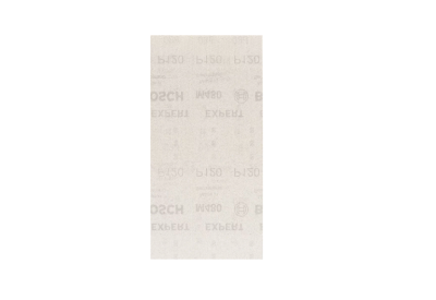 Papel pardo com texto repetido incluindo RISO, BOSCH, EXPERT, M580
