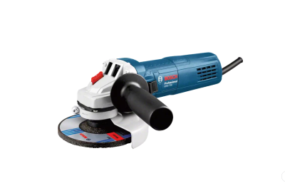 Esmeril angular Bosch Professional azul e branco com disco abrasivo