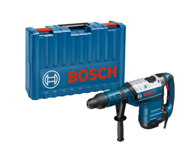 Martelo perfurador elétrico BOSCH azul com estojo rígido azul com logótipo