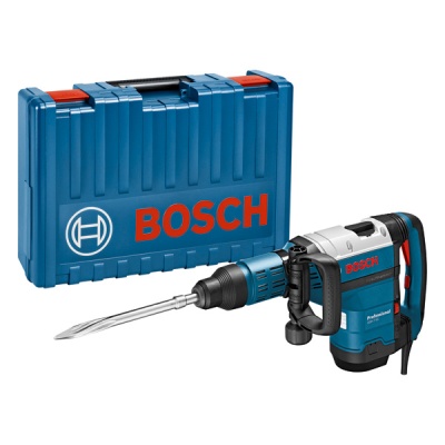 Martelo perfurador demolidor Bosch com mala azul