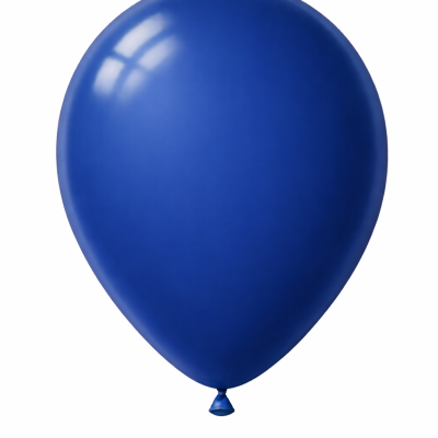 Balão azul brilhante